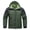 Green, variant on Men's Special Ops Military Tactical Soft Shell Winter Warm Fleece Lined Jacket Rain Hood Coat Hiking Snowboard Gray S(S)