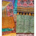 thumbnail image 2 of JETÉ EN SOIE RÉTRO KANTHA 60"X90", 2 of 2