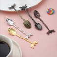 thumbnail image 3 of Joernso Dessert Spoon Rust Proof Vintage Zinc Alloy Mini Coffee Milk Exquisite Spoon for Party, 3 of 8