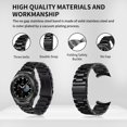thumbnail image 3 of Correa de Acero Inoxidable de Reemplazo GOLDTOLUCK para Samsung Galaxy Watch 8 7 6 5 4, 3 of 8
