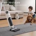 thumbnail image 5 of 3x5 ft Area Rug - Machine Washable Non-Slip Boho Rug for Living Room, Woven Rug for Bedroom, Dining Room, Home Office - Soft, Lightweight, Stain-Resistant, Soundproof - Grey, 5 of 9