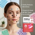thumbnail image 5 of 280PCS Pimple Patches for Face - Star Pimple Patches for Face - Stars - Glitter - Regular - Glow in the Dark - Translucent for Various Blemish Star Spot Stickers Invisible Zit Absorbing - Color D, 5 of 9
