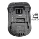 thumbnail image 4 of Dewalt Dcb Milwaukee M18 18v/20v Lithium Battery Converter Adapter To Makita 18v Bl18 Series Lithium Batteries Power Tools, 4 of 5