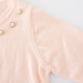 thumbnail image 7 of Kaemgyyd Little Girls Knit Cardigan Long Sleeve Button Closure Shrug Sweater Fashion Solid Color Crop Tops Fall Trendy Clothes 1-14, 7 of 7