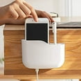 thumbnail image 5 of SUNFICON Adhesive 2-Compartment Desktop Organizer & Pencil Holder White, 5 of 10