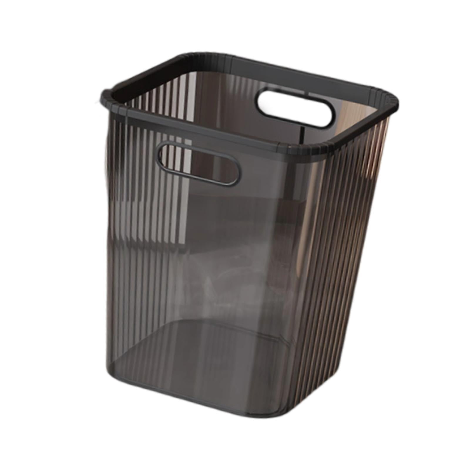 TISHITA Dustbin Bedroom Trash Can Open Top Large Capacity Wastebasket Office Garbage Bin for Bathroom Office Kids Room Dressing Table S