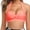 #B Pink, variant on Alkepwun Womens Bikini Top Sexy Halter Padded Push Up Swimsuit Top Ruched Bust Tie Back Bathing Suit Tops Only Floral Swimwear