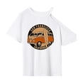 thumbnail image 1 of Camiseta para mujer de verano con cuello redondo para vacaciones, oficina, senderismo, viajes SG, 1 of 7