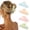 Gradations #1, variant on 4Pcs Large Acrylic Clips - Big Non-Slip Banana Barrettes for Thick Hair, Strong Hold Jaw Clips for Women Girls