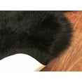 thumbnail image 4 of Soho Luxurious Faux Bearskin Pelt Black Shag Area Rug, 4 of 5