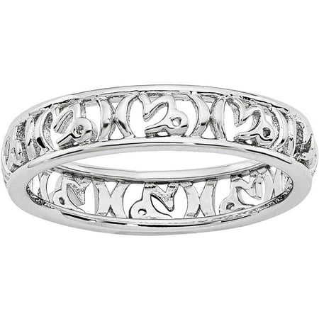 Stackable Expressions Sterling Silver Capricorn Zodiac Ring