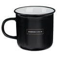 thumbnail image 3 of Christian Art Gifts Ceramic Camp Style Coffee & Tea Mug for Men & Women: Lord Bless You and Keep You - Numbers 6:24-26 Inspirational Bible Verse, Matted Large Beverage Cup, Black & Gold, 13 fl. oz., 3 of 4