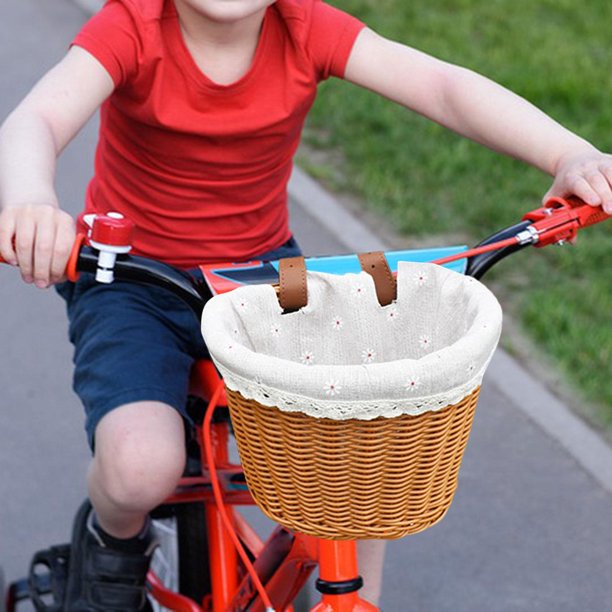 LOVIVER Kids Bike Basket Accessories Bike Hanging Basket for