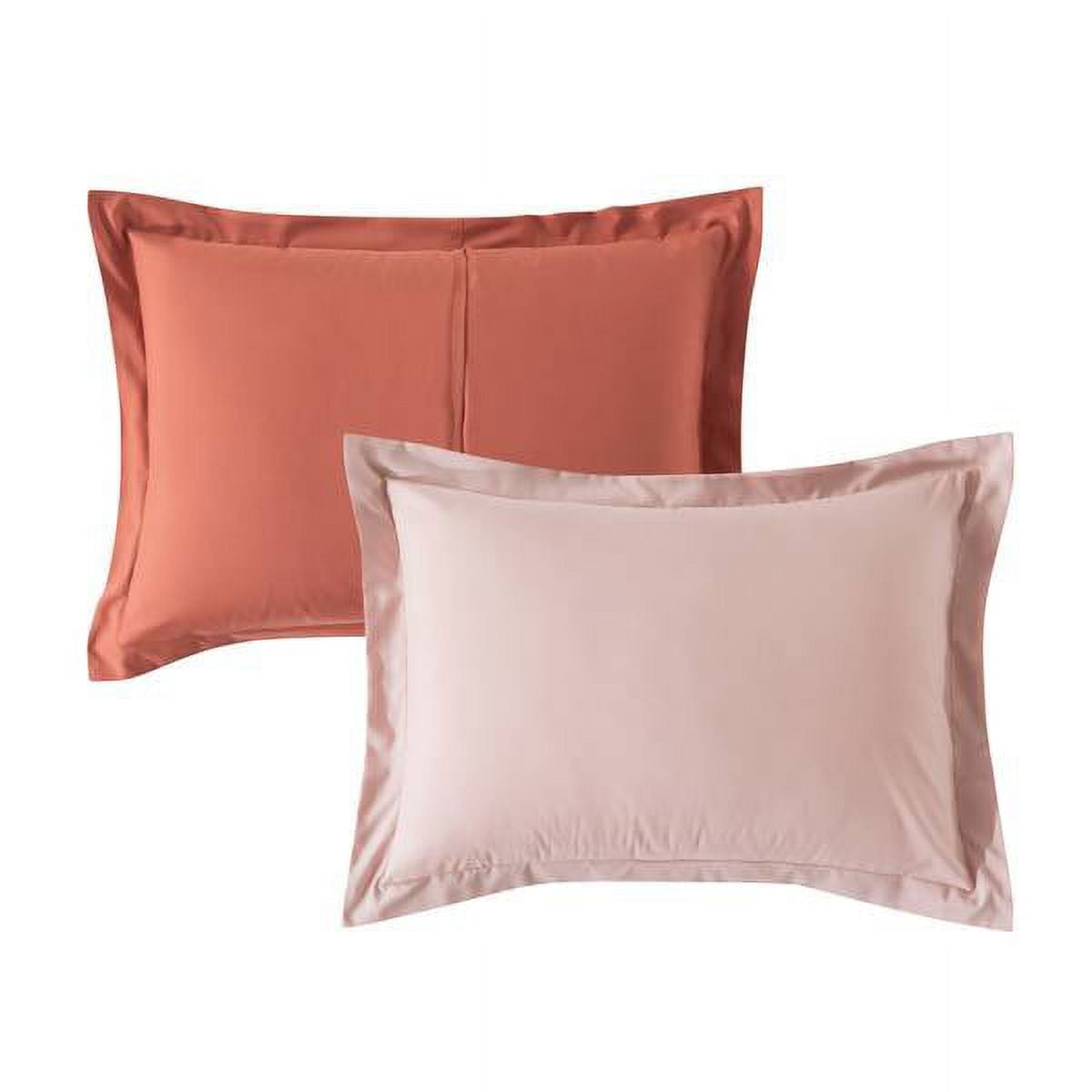 Mainstays 7-Piece Reversible Bed in a Bag Comforter Set with Sheets, Pink, Queen