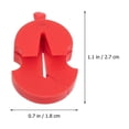 thumbnail image 2 of 6pcs All Violins Rubber Mute Small Violas Practice Silencer Rubber Violin Practice Mutes, 2 of 8