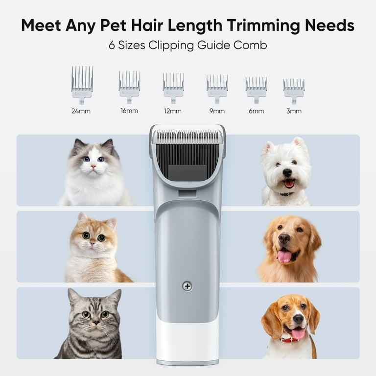EDX Dog Grooming Kit, Vacuum, 5-in-1 Clippers with Fur