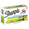 Sharpie Retractable Highlighters, Chisel Tip, Fluorescent Yellow, 12 Count