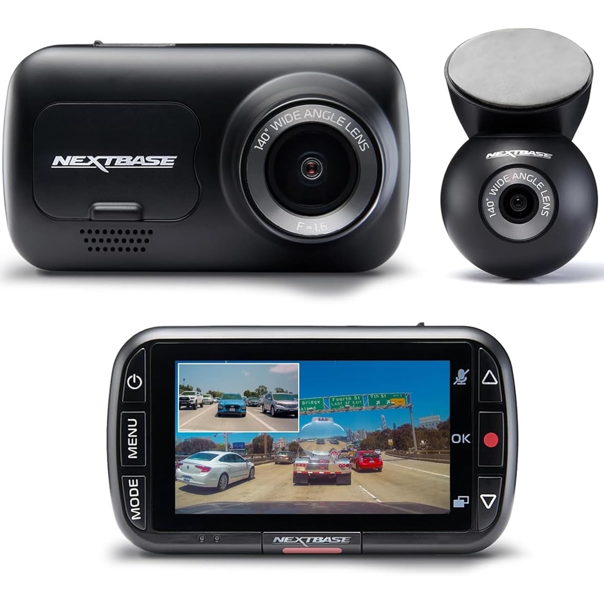 Nextbase 320XR 1080p Dash Cam with Parking Mode and Rear Camera