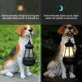 thumbnail image 3 of Solar LED Dog Statue - Cute Outdoor Puppy Decor with Light,Garden Statue,Decoration for Garden, Patio, Yard & Romantic Gift for Dog Lovers, 3 of 7