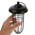 thumbnail image 3 of HINTRMENT 1Pack Metal Hanging Bird Feeder for Outdoors with Round Shape and Nature Feeling, 3 of 8