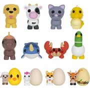 Adopt Me! Series 1 Mystery Pets Multipack Mini Figure 10-Pack (Knitted Pumpkin Hat Online Virtual Item Redemption Code!)