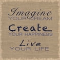thumbnail image 2 of Gibbons, Lauren 15x15 White Modern Wood Framed Museum Art Print Titled - Imagine Your Dream, 2 of 4