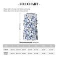thumbnail image 4 of Naloa Blue Paisley Basketball Jersey Reversible Men's Mesh Athletic Sports Shirts Training Practice S-4XLXX-Large, 4 of 6