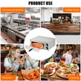 thumbnail image 4 of EDTara Four à Pizza d'Intérieur, Machine à Pizza Commerciale Électrique de Comptoir en Acier Inoxydable, avec Pierre à Pizza et Minuterie/température Réglable pour des Résultats Uniforme à la Maison Ou dans les Camions de Restauration, 4 of 7