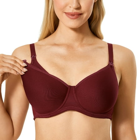 

Gratlin Women s Underwire Support Padded Meternity Nursing Bra Breastfeeding Lift