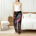 thumbnail image 4 of Salouo Bird4 Print Women's Pajama Pants Casual Loose Sweatpants PJs Flowy Pants Drawstring Palazzo for Women Wide Leg Pants Lounge Pajama -XX-Large, 4 of 8
