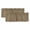 Brown Whige, variant on 2 Pack Valances for Windows, Vintage Sky Blue Window Valances for Living Room/Bedroom/Bathroom, Farmhouse Retro Solid Color Linen Texture Light Filtering Kitchen Curtain Valance 42"W x12" L