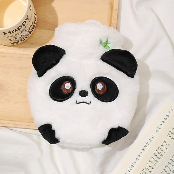 Cute Panda Hot Water Bag Fill Warm Water Bag Thickened Warm Belly High Hand Warmers for Football Heating Pad Small Hand Hot Hands Hand Warmers 100 Pocket Hand Warmers Microwave Hot Hands Toe