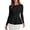 Black, variant on Women's Fall Lightweight Cardigan Sweaters | Long Sleeve Peplum Tops, Button Up, Slim Fitted, Flared Hem, Soft Ribbed Knit, Business Casual Outfits, Winter Trendy Clothes