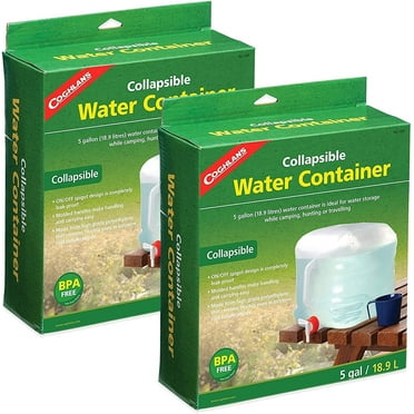 Coghlan's Collapsible Water Container, 5-Gallon, Clear 2