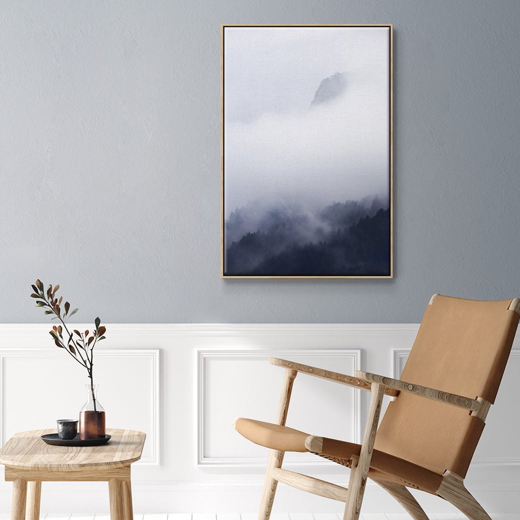 Above the Clouds Framed Premium Gallery Wrapped Canvas - Ready to Hang