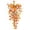 9#Orange, variant on 2 Pcs Artificial Pansy Hanging Vine, 29.53" UV Resistant Hanging Flowers for Outdoors, Faux Silk Violet Flowers with Eucalyptus Leaves, Fake Wall Floral for Indoor Patio Porch Garden, Fall Decor