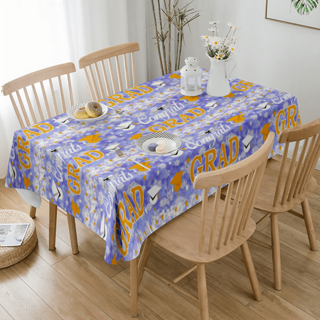 

Graduation Tablecloth and Senior 2023 Table Covers for Class of 2023 Outdoor Party Graduation Tablecloth(#59 L-59x84 )
