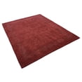 thumbnail image 4 of Rugsotic Carpets Hand Knotted Wool Area Rug 8'x10' Red Contemporary Rectangle Indoor Rug for Living Room, Bedroom Antimicrobial L00531, 4 of 10