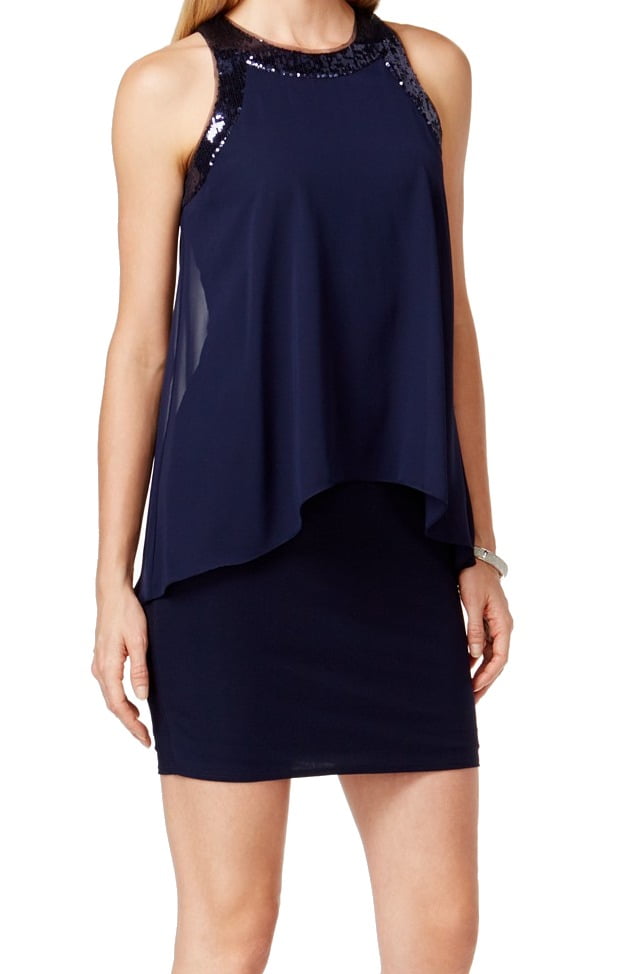 betsy and adam navy dress
