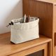 thumbnail image 5 of Toiletry Bag, Large Capacity Canvas Travel Storage Pouch with Drawstring, Water Repellent Organizer for Toiletries, 5 of 6