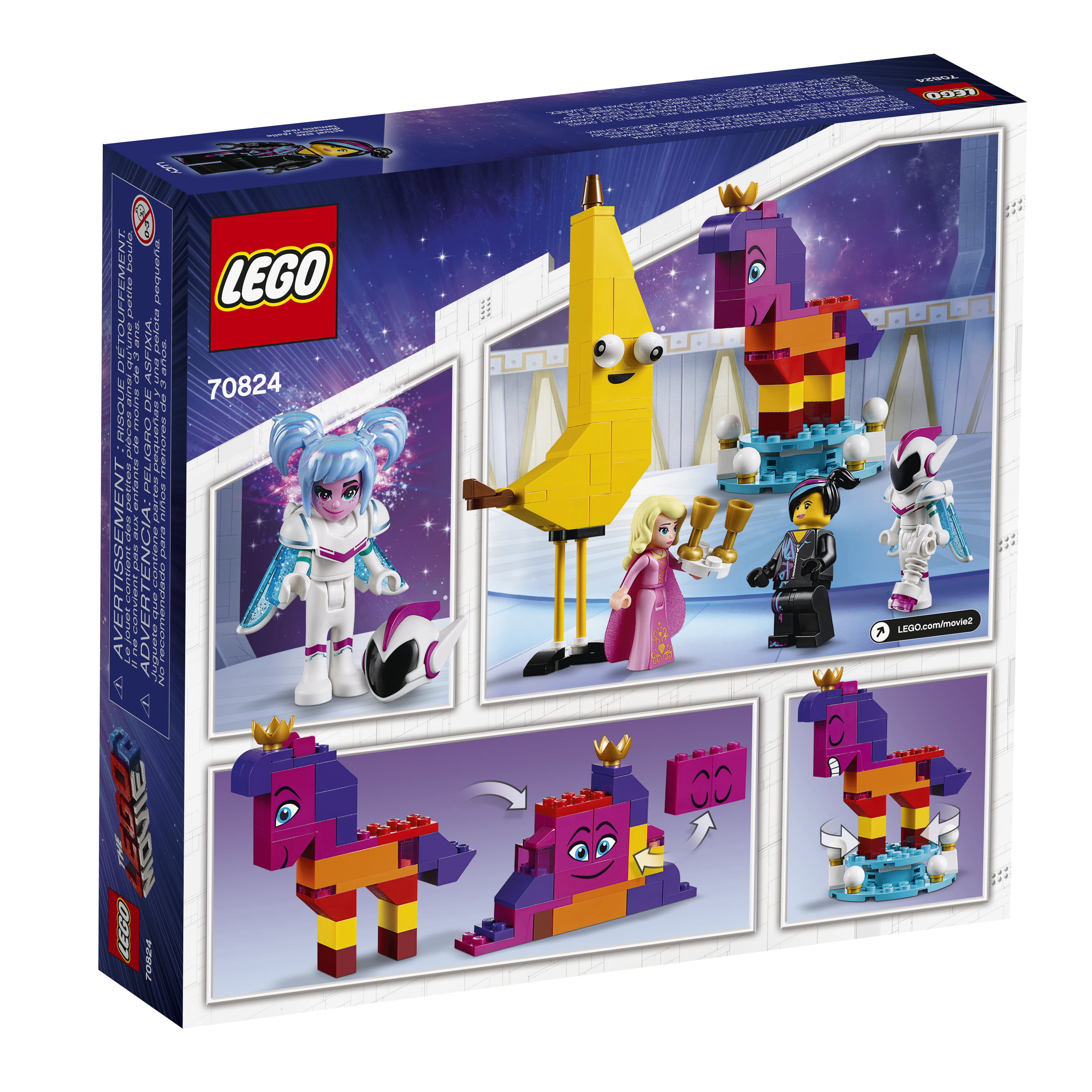 Transformer foragte Pas på LEGO Movie Introducing Queen Watevra Wa'Nabi 70824 - Walmart.com