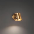 thumbnail image 2 of WAC Lighting Kepler 5" 1-Light LED 3000K Aluminum Reading Light in Brass, 2 of 5