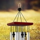 thumbnail image 4 of Carillones de viento de Metal, carillones de viento de madera de 21 pulgadas, adecuados para jardín, patio, decoración interior y exterior del hogar, 4 of 5
