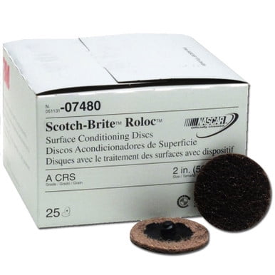 3M 07480, 2 inch, Scotch-Brite Roloc Surface Conditioning Discs