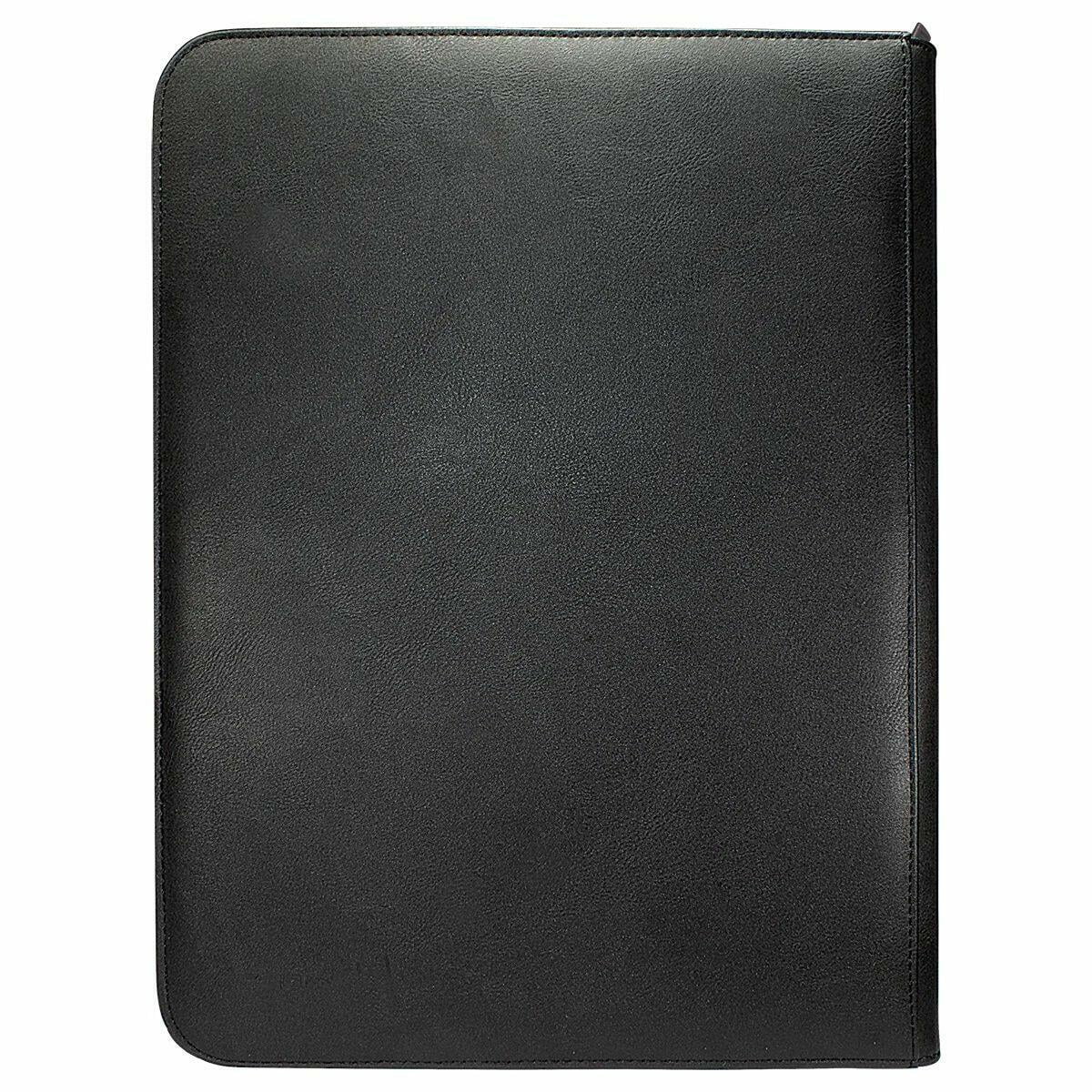 Vivid 9-Pocket Zippered PRO-Binder, Black