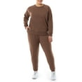 thumbnail image 2 of Terra & Sky Women's Plus Size Fleece Sweatshirt and Sweatpants Set, 2-Piece, 2 of 8