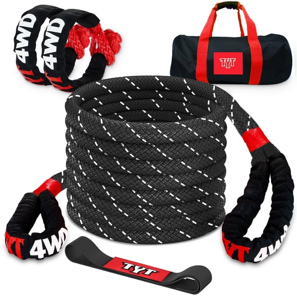 Cuerda de recuperación cinética Tyt Cargo Strap, 1 pulgada x 9 m, 48.000 libras