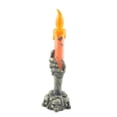 thumbnail image 3 of Fnochy Halloween Led Electronic Candle Lights Horror Skull Holding Candle Lamp, Happy Holloween Party Decoration, Halloween Decorations (Orange), 3 of 5