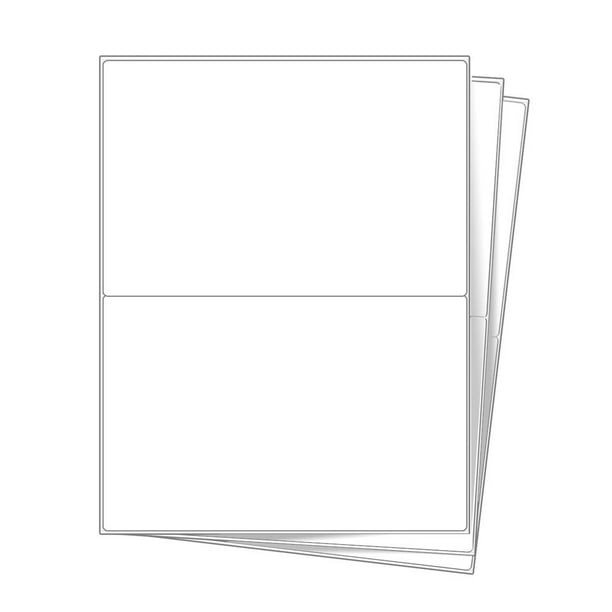 Half Sheet Label Template Half Sheet Label Template