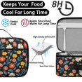 thumbnail image 4 of Pioneer Flower Floral Print Pattern Insulated Lunch Bag Teen, Toddler Lunch Bag,Bento School Lunch Bag for Teen for Work,Picnic or Travel, 4 of 5
